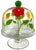 Add a charming, garden-inspired touch to your table or display with this beautifully hand-painted glass cloche and...