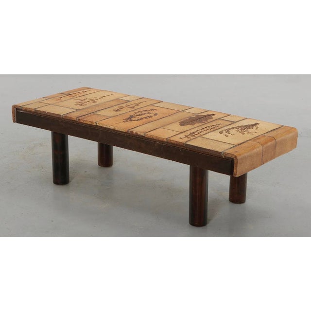 Mid-Century Modern Roger Capron Garrigue Ceramic Coffee Table 1960s For Sale - Image 3 of 9