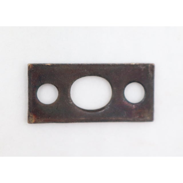 Metal Reclaimed Cast Iron Flush Mount Floor Bolt For Sale - Image 7 of 8