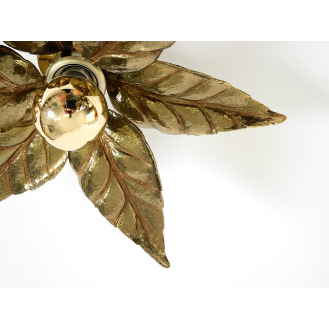 Brass Flush Mount Lamp by Willy Daro, 1970s For Sale - Image 13 of 18