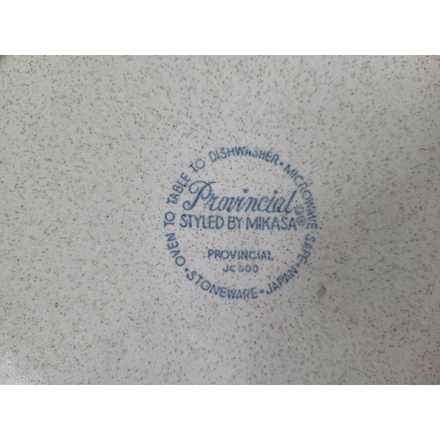 Farmhouse 1970s Mikasa Large Brown Provincial Ceramic Platter For Sale - Image 3 of 4
