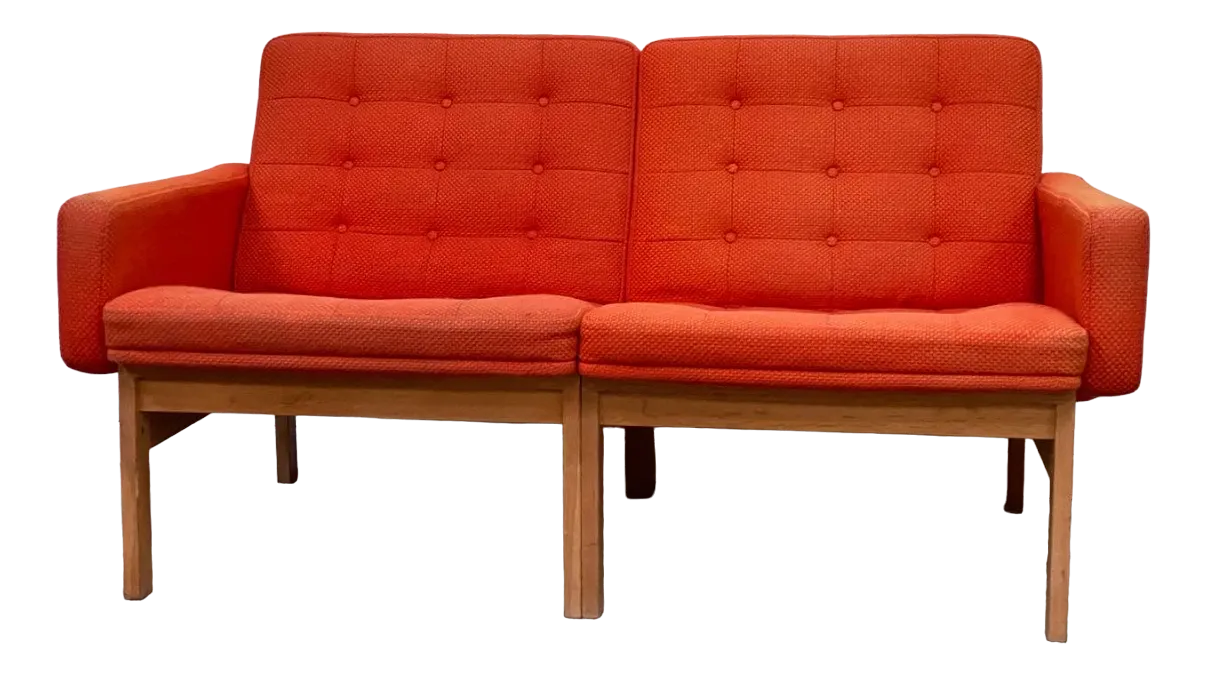 Mid-Century Danish Moduline Lounge Sofa by Ole Gjerløv-Knudsen