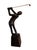 Figurative Carved Swinging Golfer Statue on Plith Base For Sale - Image 3 of 4