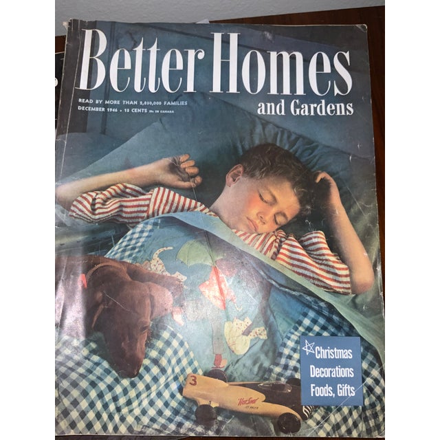 Extremely Rare, Curated, Vintage 1940s-1950s Christmas Holiday and Autumn Lifestyle Magazine Collection - Set of 5 For Sale - Image 6 of 13