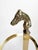 1970s Vintage Brass Magazine Rack with Horse Detail, France, 1970s For Sale - Image 5 of 8