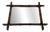 Vintage Faux Bamboo Mirror, 1950s For Sale