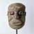 African Early 20th Century Ibibio Carved Cross River Mask Nigeria For Sale - Image 3 of 14