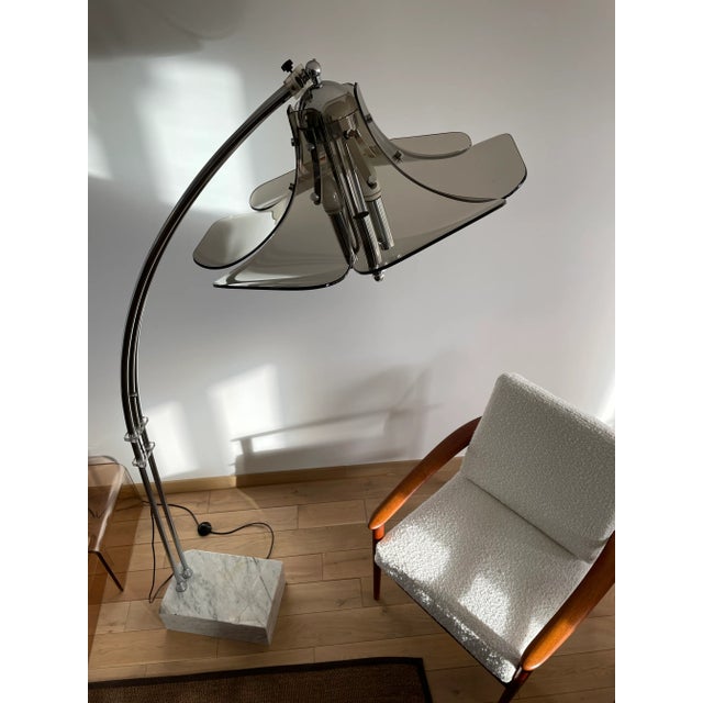 Adjustable Arc Lamp, Italy, 1960s For Sale - Image 18 of 18
