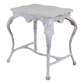 Swedish 19th Century Carved Table For Sale