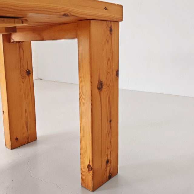 Sine Loco Rectangular Wooden Table by Raffaello Biagetti for Atelier Biagetti, 1970s For Sale - Image 14 of 18
