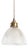 Antique Reclaimed Glass Pendant Light from Holophane, 1940s For Sale