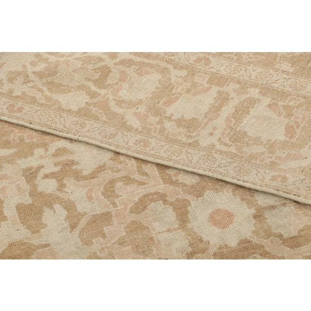 Textile Antique Tabriz Floral Medallion Wool Rug, by Rug & Kilim, 1920-1929 For Sale - Image 7 of 9