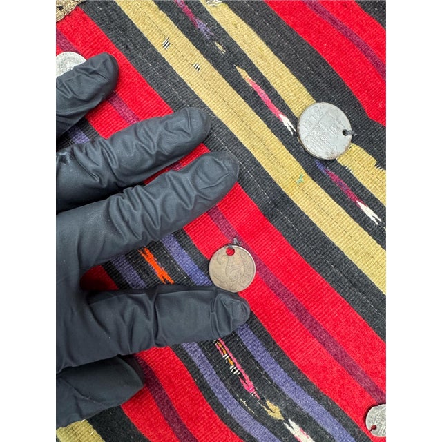 Vintage Bulgarian Prestilka Apron For Sale In New York - Image 6 of 13