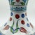 Handmade Ceramic Flared Vase (30cm) – Colorful Ottoman Tulips – Rustic Farmhouse Home Decor For Sale - Image 4 of 8