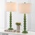 31.5 Inch H Stacked Ball Table Lamp in Green - a Pair For Sale In Philadelphia - Image 6 of 8