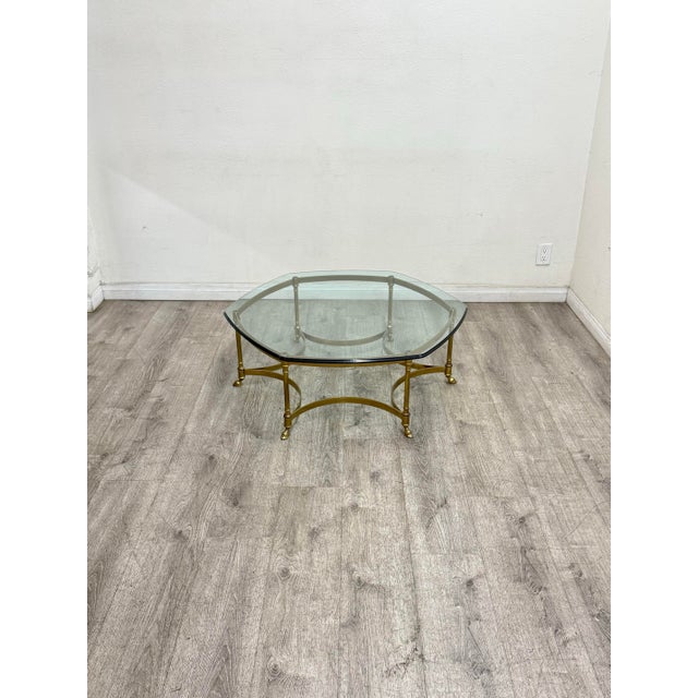 Hollywood Regency Coffee Table For Sale - Image 9 of 9