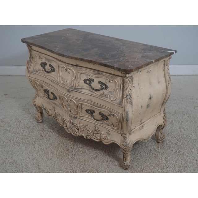Age: Approx: 25 Years Old Details: Pine Secondary Drawer Construction Fine Carved Details Quality Construction Bombe...