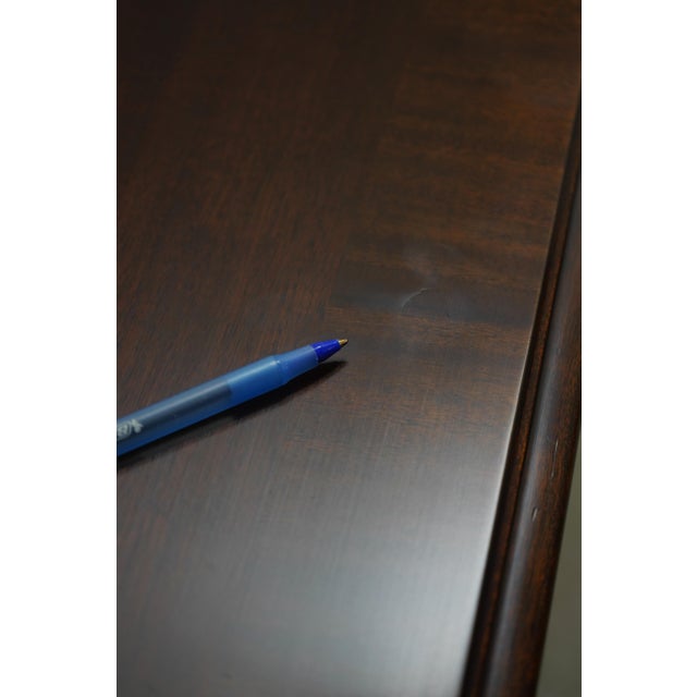 Councill Craftsmen Attributed Mahogany Kneehole File Credenza For Sale - Image 14 of 16