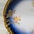 Blue M. Redon Limoges France Blue & Gold Floral Catchall Dish, 6 Inch For Sale - Image 8 of 10