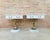 White Pair of Neoclassical Pedestal Nightstands, Mid-20th century For Sale - Image 8 of 13