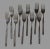 Vintage Retro Art Deco Dominica 48 Piece Stainless Flatware Set for 8 plus by Oneida Silver In good original condition...