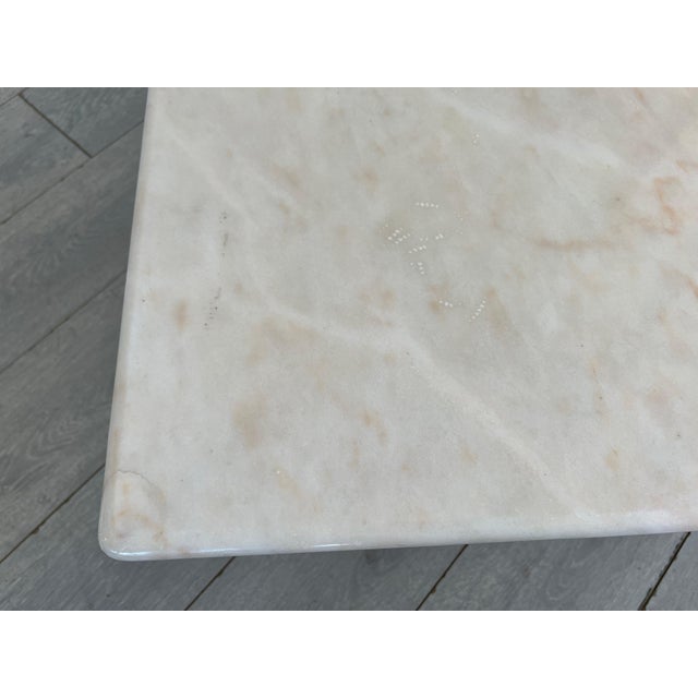 Italian Travertine Coffee Table After Willy Rizzo For Sale - Image 11 of 12