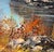 After Erd Porret, Riverbank in Autumn, Oil on Canvas For Sale - Image 5 of 13