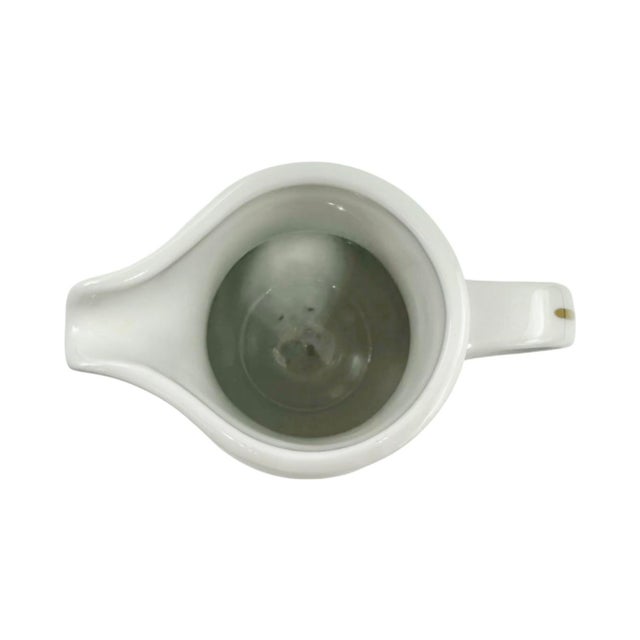 Vintage Hotel Santa Caterina Amalfi White Coffee Creamer For Sale In Washington DC - Image 6 of 10