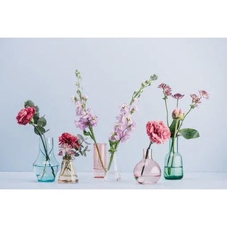 Flower Arrangement in Pastels' Contemporary Archival Black and White Photograph Print From the Original Negative by Satu Knape - 30x40 For Sale