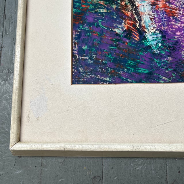 1960’s Abstract Expressionist Dancing Figures Painting For Sale - Image 4 of 7