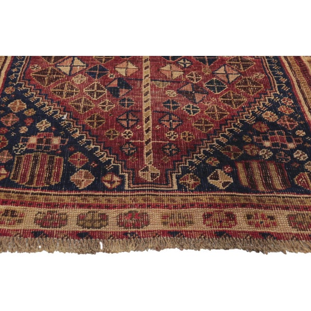 Antique Persian Shiraz Rug - 02'07 X 03'03. For Sale - Image 4 of 9