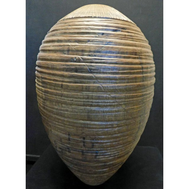Wood Vintage Ted Knight "Amarada #4" Turned Wood Vase For Sale - Image 7 of 8