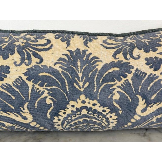 Custom Fortuny Lumbar Pillows by Melissa Levinson, Linen & Cotton, Usa For Sale - Image 12 of 14