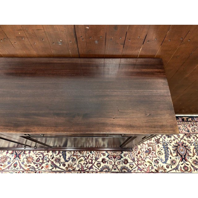 English Office Sideboard in Teak For Sale - Image 15 of 16