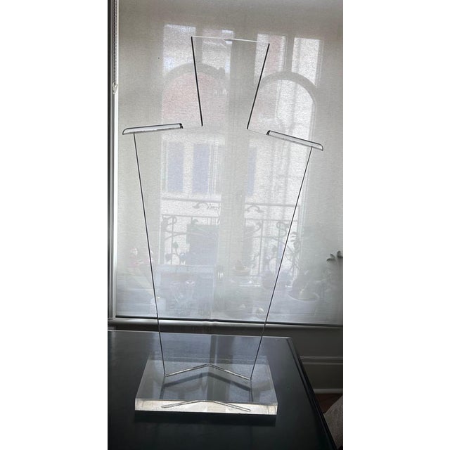 American Bust in Acrylic Glass, 1980s For Sale - Image 3 of 16