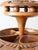 Vintage Mid-Century Carved Wood Tiered Lazy Susan With Pineapple Finial For Sale - Image 13 of 17