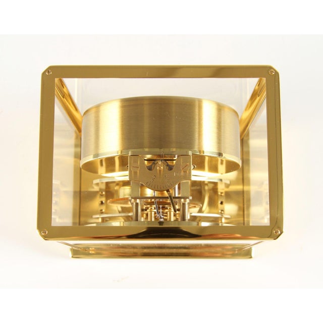 Atmos Clock with Black Dial by Jaeger LeCoultre, 1965 For Sale - Image 9 of 15