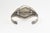 Vintage Southwestern Native American Style Petrified Wood Sterling Silver Cuff Bracelet For Sale In Miami - Image 6 of 9