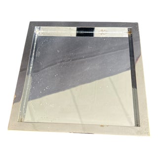 Chrome Bronze Pocket Tray by Jean Claude Mahey For Sale