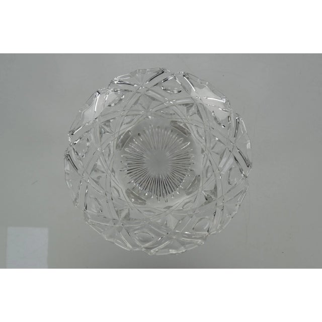 1960s Mid-Century Crystal Glass Bowl, 191960s For Sale - Image 5 of 11