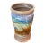 Midcentury Handmade Glazed Pottery Vase For Sale