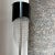 1990s Contemporary Italian Floor Lamp With Black Shade and Crystal Drops For Sale - Image 4 of 9