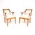 Antique Biedermeier Swedish Satin Birch Armchairs, 1860s, Set of 2 For Sale - Image 11 of 11