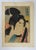 Vintage mid 20th century Japanese woodblock reprint of Nakamura Noshio II as Sakuramaru by Kabukido Enkyo (1789-1801)...