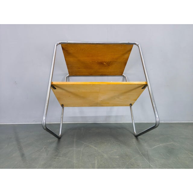 Bauhaus Tubular Steel Side Table in the style of Marcel Breuer, 1930s For Sale - Image 15 of 16