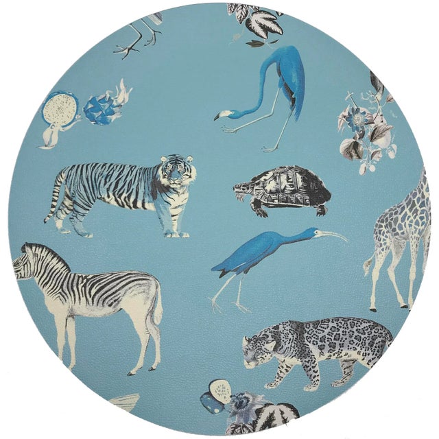 Our pebbled vinyl leather placemats make for pieces suitable at any occasion. With our signature patterns on the front and...