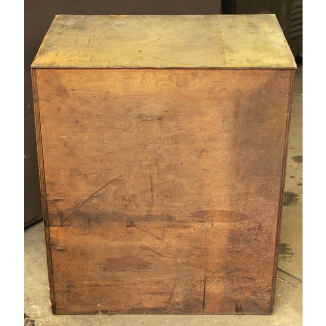 Brown Vintage Industrial Workshop Chest of Drawers For Sale - Image 8 of 8