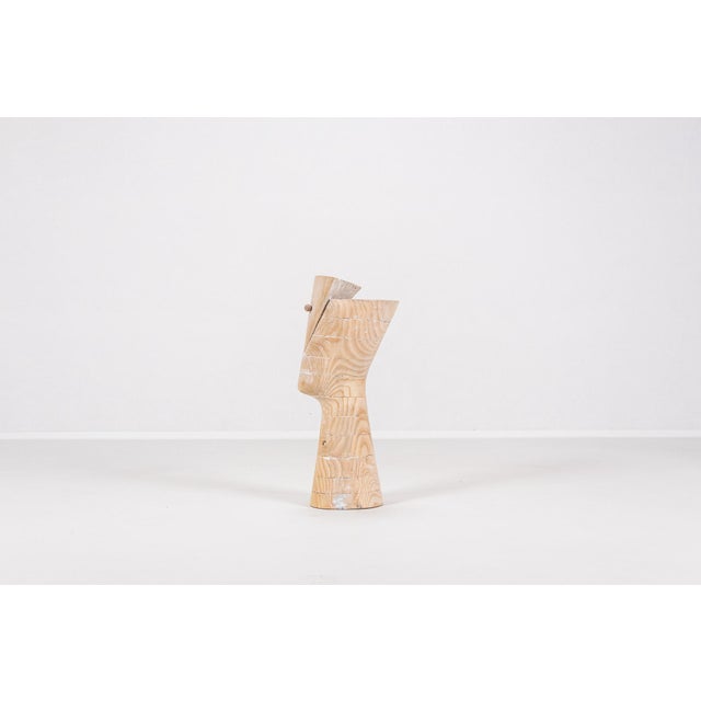 Beige Claudio Di Placido, Handcrafted Ombre de Nefertiti Sculpture, 1990s, Ash For Sale - Image 8 of 18