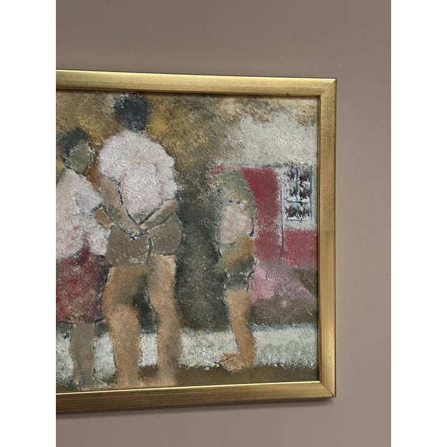 Erling Slagerstad, Gathering, 1992, Oil on Panel, Framed For Sale - Image 13 of 16