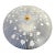 1960s Striped Leafy Flush Light For Sale